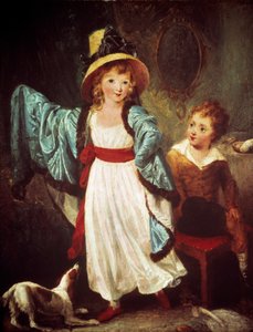 Les enfants deguises Målning av William Artaud (1763-1823) 1800-talets sön. 0,51x0,41 m Paris, Musee Cognacq Jay.