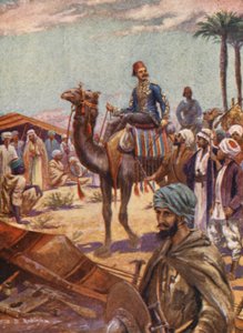 Illustration till general Gordons liv (färglitografi)