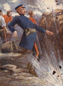 Illustration till general Gordons liv (färglitografi)