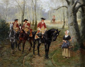 The Patrol, ca 1906 (olja på duk) av William Barnes Wollen