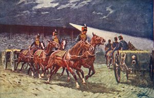 Royal Horse Artillery Drive vid Searchlight Tattoo av William Barnes Wollen
