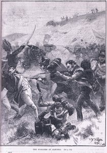 Fusiliers vid Albuera av William Barnes Wollen