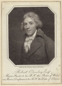 Porträtt av Robert Cleveley av William Beechey