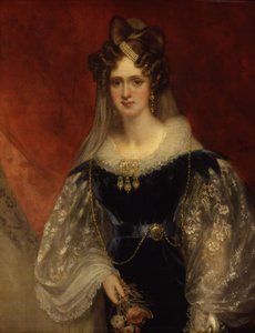 Drottning Adelaide (prinsessan Adelaide av Sachsen-Meiningen) av William Beechey