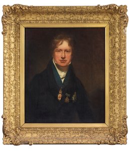 Sir George Nayler, Strumpebandskung av vapen av William Beechey