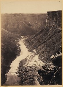 Grand Cañon, Coloradofloden, nära Paria Creek, mot väster