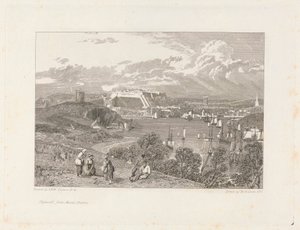 Plymouth, från Mount Batten av William Bernard Cooke
