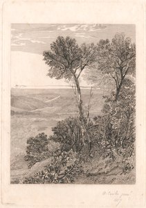 The Vale of Ashburnham, en kopia av den högra halvan av William Bernard Cooke