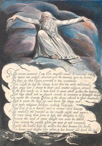 Amerika. En profetia, tavla 10, terrorn besvarad.... av William Blake