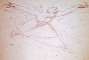 Ängelvandring, teckning av William Blake (1757-1827) av William Blake