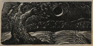 Blasted Tree and Flattened Crops, från The Pastorals of Virgil av William Blake