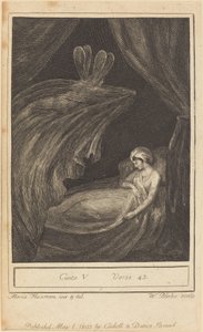 Canto V, vers 43, 1803. av William Blake