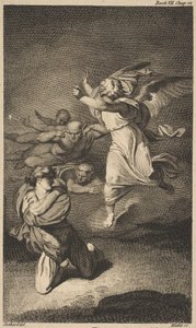 Clarences Dream Shakespeare, Richard III, akt 1, scen 4, 1774. av William Blake