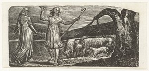 Colinet ger sig sorgset av av William Blake