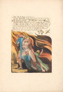 Europa. A Prophecy, Tavla 17, Skott från höjden . . . . (Bentley 18) av William Blake