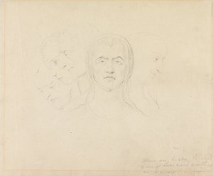 Fem visionära kvinnor av William Blake