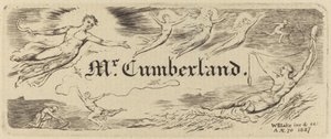 George Cumberlands kort, 1827. av William Blake