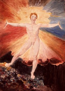 Glad Day eller The Dance of Albion, ca 1794 (etsning med wc) av William Blake