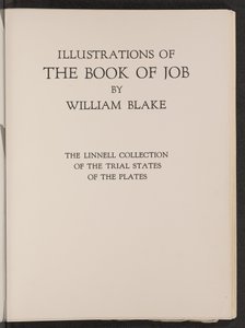 Illustrationer av Jobs bok: Linnell Collection of Trial States of the Plates av William Blake