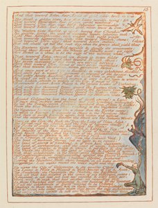 Jerusalem, platta 13, och det mot Eden .... av William Blake