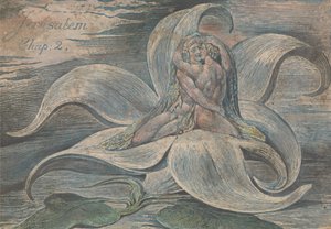 Jerusalem, plansch 28, provtryck av William Blake