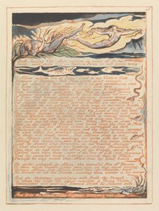 Jerusalem, tavla 45, Bath, helande stad!.... av William Blake