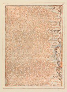 Jerusalem, Platta 49, Albions hemliga täckdikningar.... av William Blake