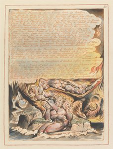 Jerusalem, Platta 50, Atlantbergen.... av William Blake