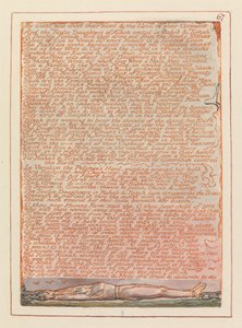 Jerusalem, plåt 67, Av dem som dricker deras blod... av William Blake