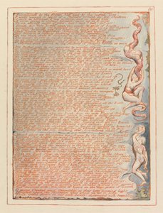 Jerusalem, tallrik 80, omfattas av det frysta nätet .... av William Blake