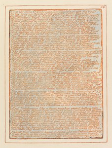 Jerusalem, tavla 86, jag ser din form.... av William Blake