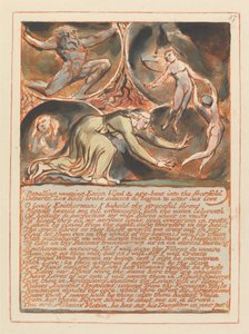 Jerusalem, platta 87, Att stävja den gråtande Enion.... av William Blake