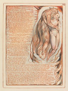 Jerusalem, platta 96, Som solen och månen leder framåt.... av William Blake
