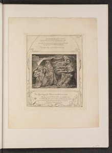 Job tillrättavisad av sina vänner av William Blake