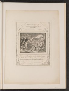 Jobs tröstare, 1825. av William Blake