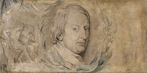 John Dryden, ca 1800 (tempera på duk) av William Blake