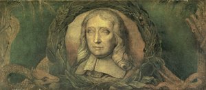 John Milton, ca 1800-03 (tempera på duk) av William Blake