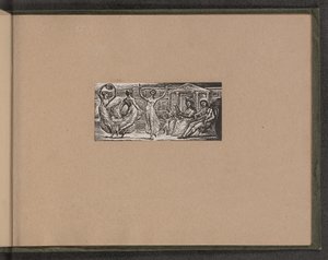 Menalcas tittar på kvinnor dansar, 1821. av William Blake