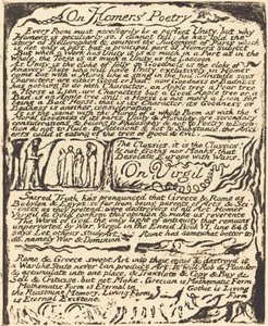 Om Homers poesi och om Vergilius, 1822. av William Blake