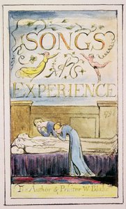P.124-1950.pt30 Titelblad till Songs of Experience: plansch 30 från Songs of Innocence and of Experience (exemplar R) ca 1802-08 (etsning, bläck och akvarell) av William Blake