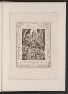 Satan inför Guds tron av William Blake