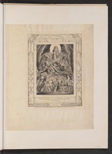 Satan inför Guds tron av William Blake