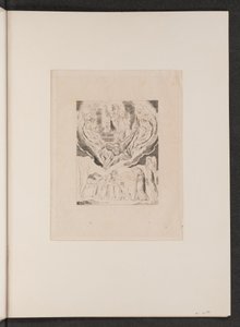 Satan går ut från Herrens närvaro, 1825. av William Blake