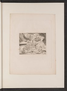 Satan slår jobb med bölder av William Blake
