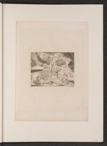 Satan slår jobb med bölder av William Blake