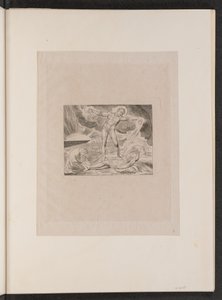 Satan slår jobb med bölder, 1825. av William Blake