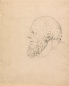 Sokrates, ett visionärt huvud av William Blake