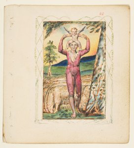 Upplevelselåtar: Frontispice, ca. 1825. av William Blake