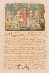 Songs of Innocence, Plate 28, Laughing Song (Bentley 15) av William Blake