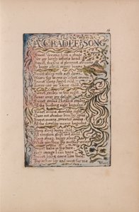 Songs of Innocence and of Experience, Plate 16, A Cradle Song (Bentley 16) av William Blake